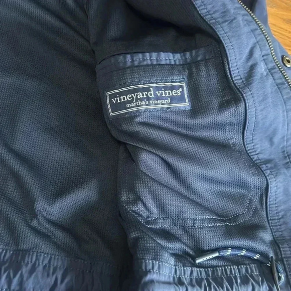 Vineyard Vines long, insulated, drawstring HTF utility jacket women’s small - Picture 12 of 15